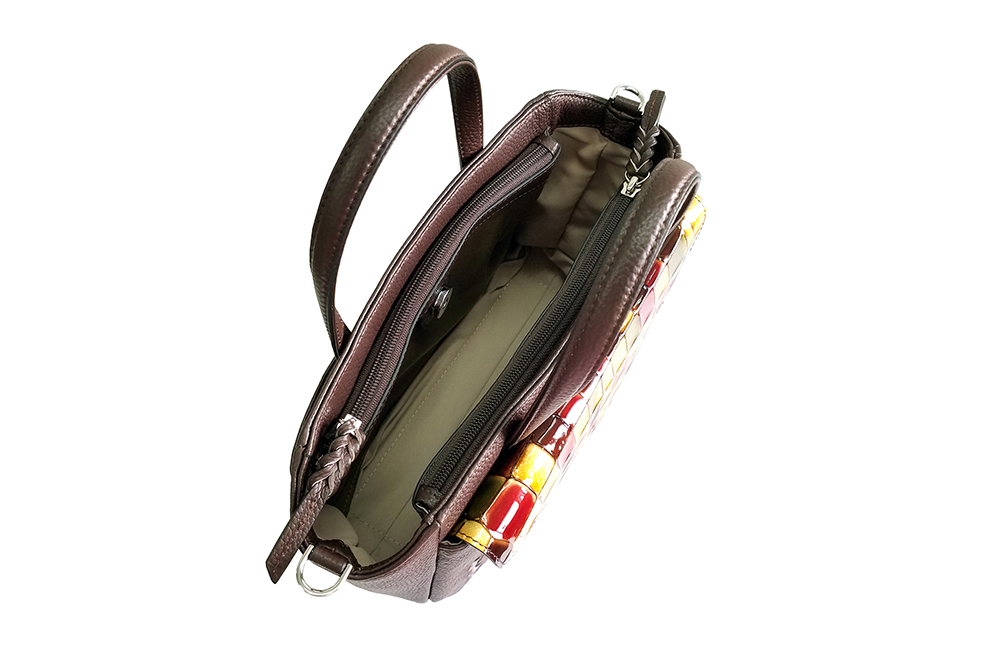 Mosaic Croco Mini Tote Bag