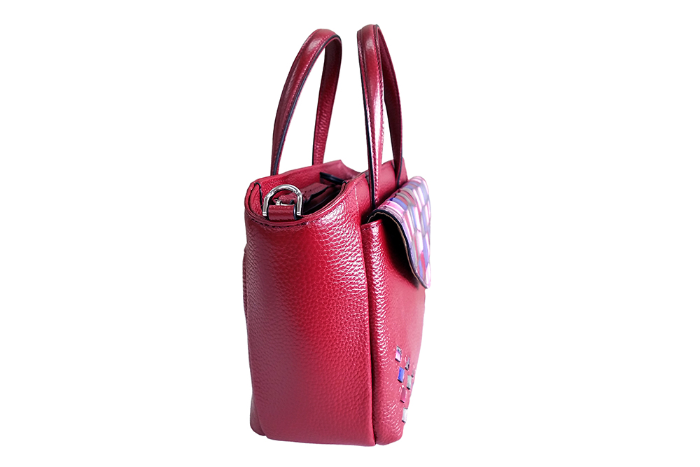Mosaic Croco Mini Tote Bag