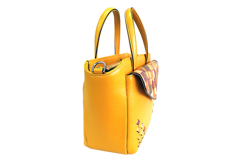 Mosaic Croco Mini Tote Bag