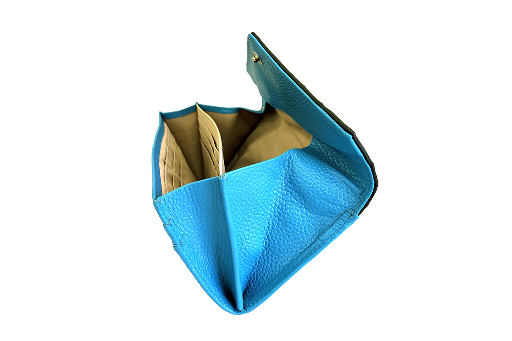 Mosaic Croco Flap Wallet