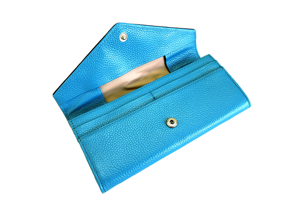 Mosaic Croco Flap Wallet