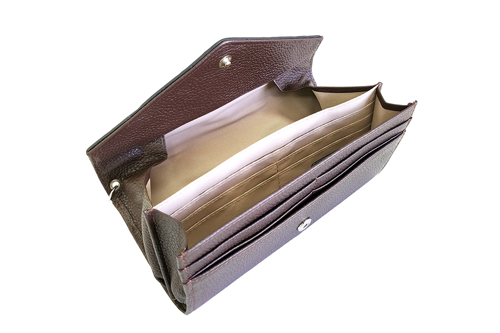 Mosaic Croco Flap Wallet