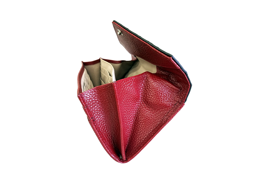 Mosaic Croco Flap Wallet