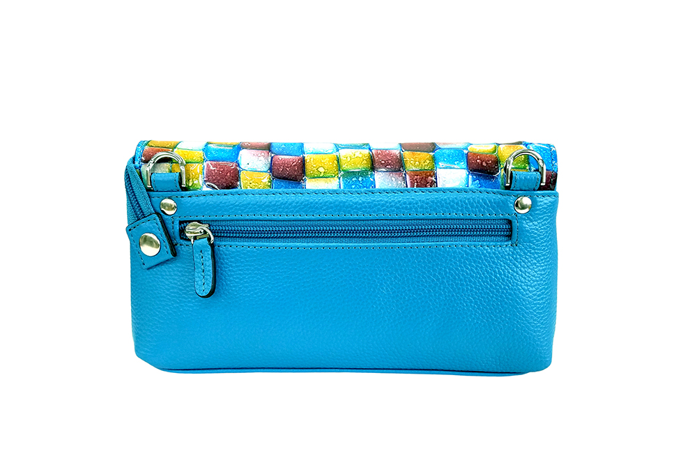 Mosaic Croco Wallet Bag