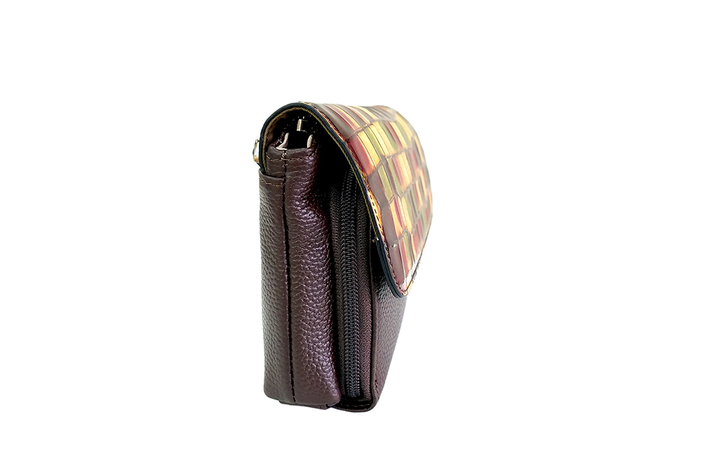 Mosaic Croco Wallet Bag