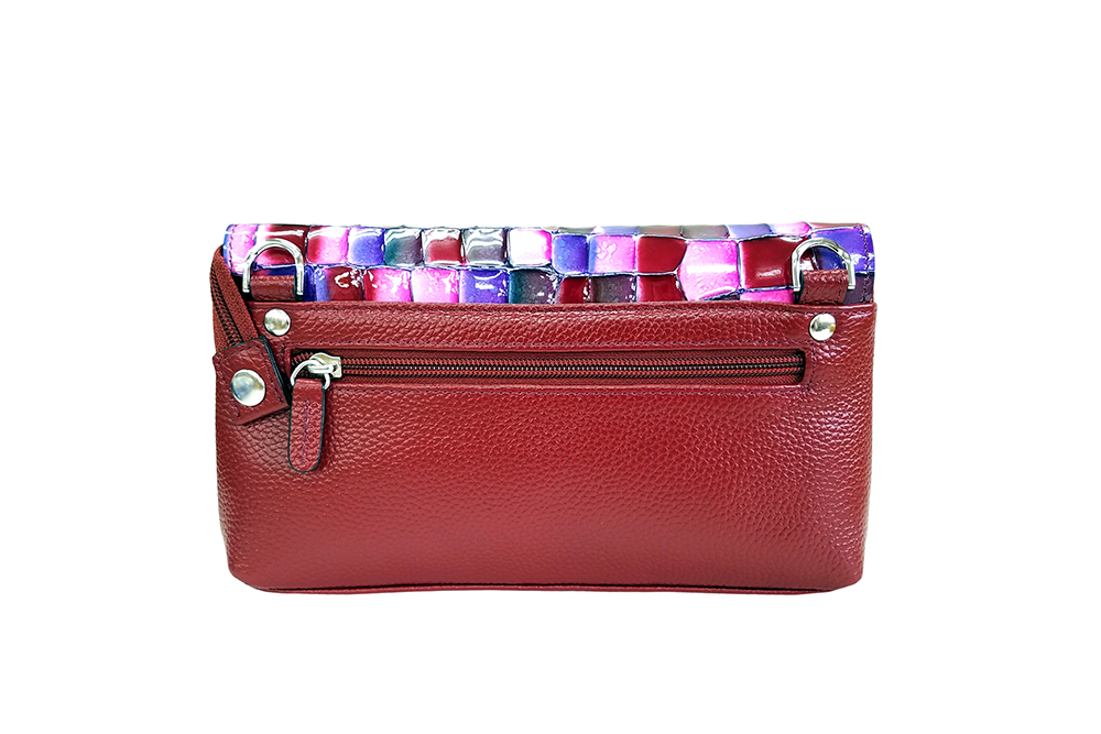Mosaic Croco Wallet Bag