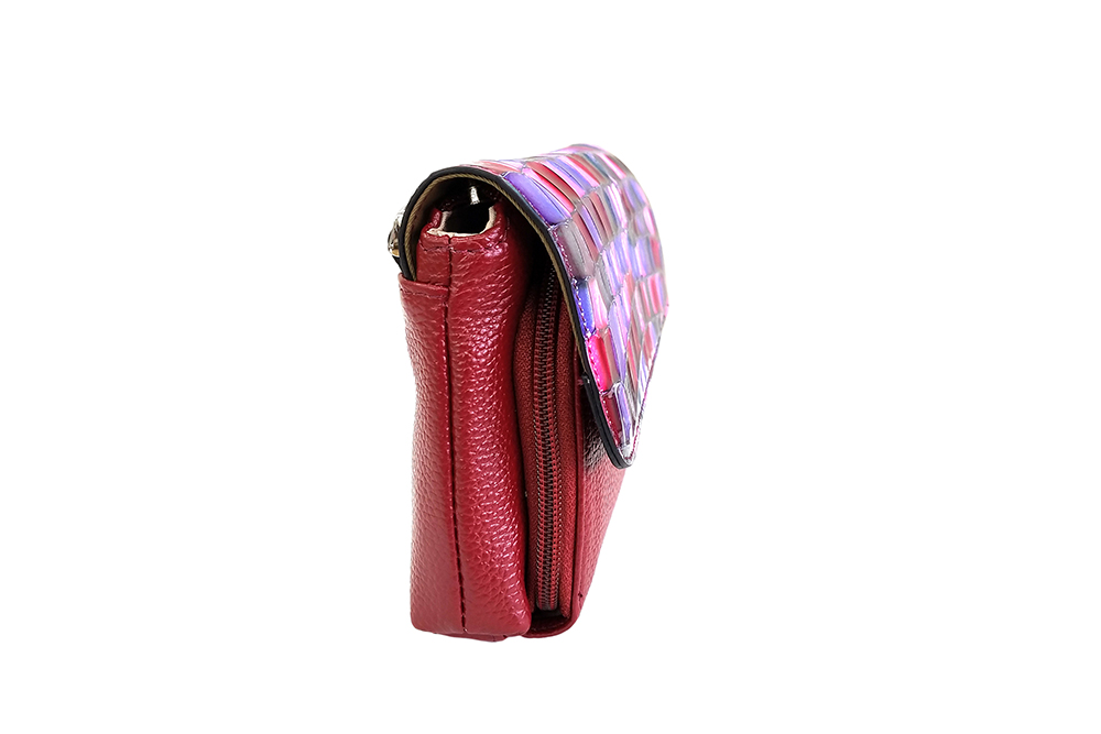 Mosaic Croco Wallet Bag