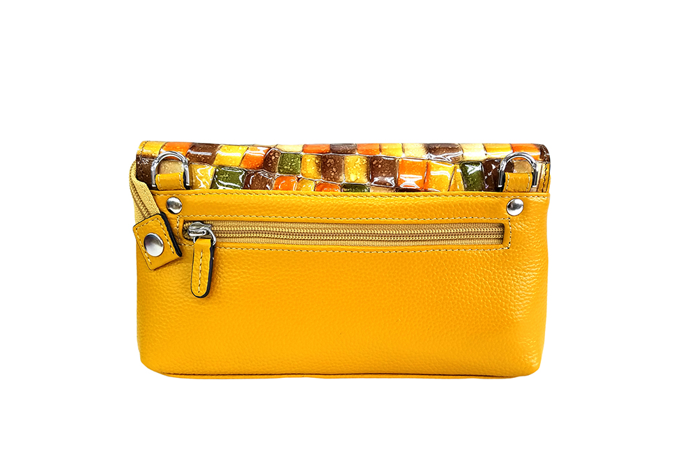 Mosaic Croco Wallet Bag