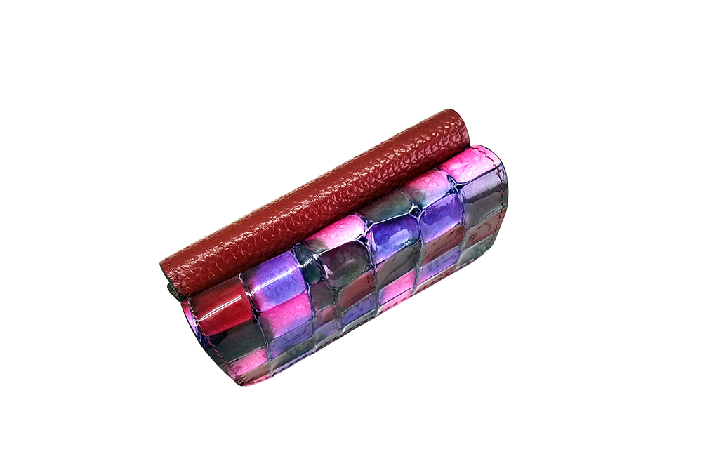 Mosaic Croco Tre Folding Flap Wallet