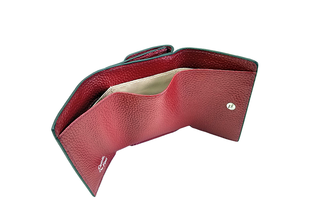 Mosaic Croco Tre Folding Flap Wallet