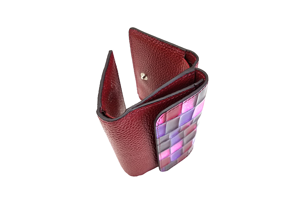 Mosaic Croco Tre Folding Flap Wallet