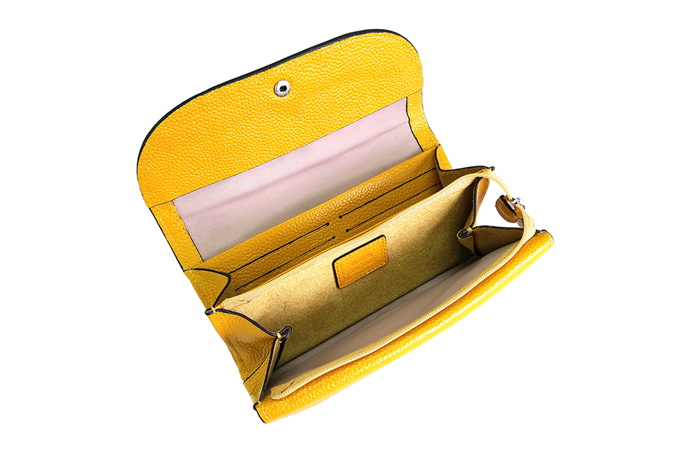 Mosaic Croco Flap Long Wallet