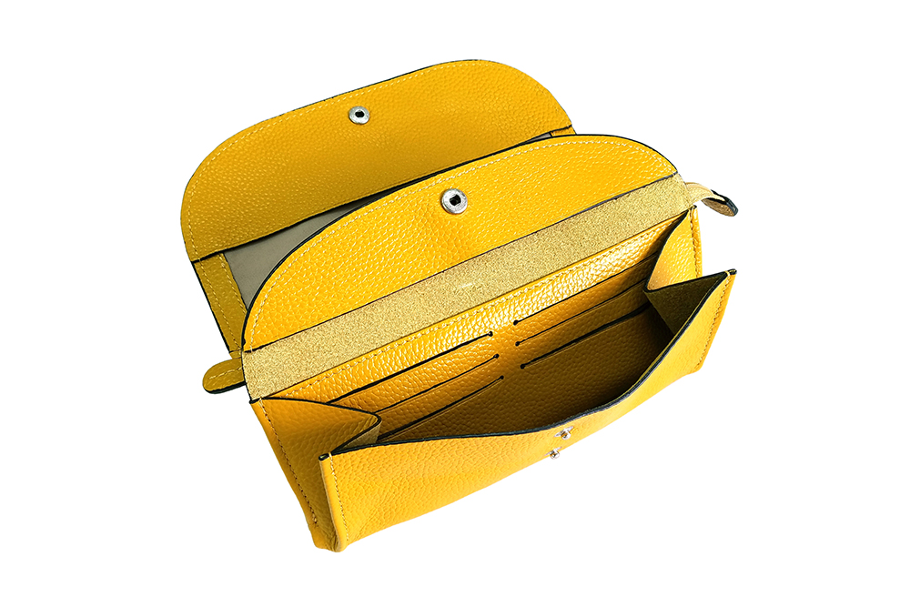 Mosaic Croco Flap Long Wallet