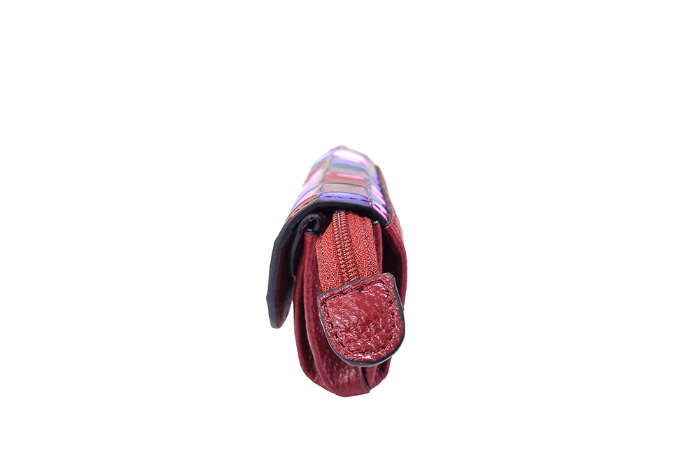 Mosaic Croco Flap Purse