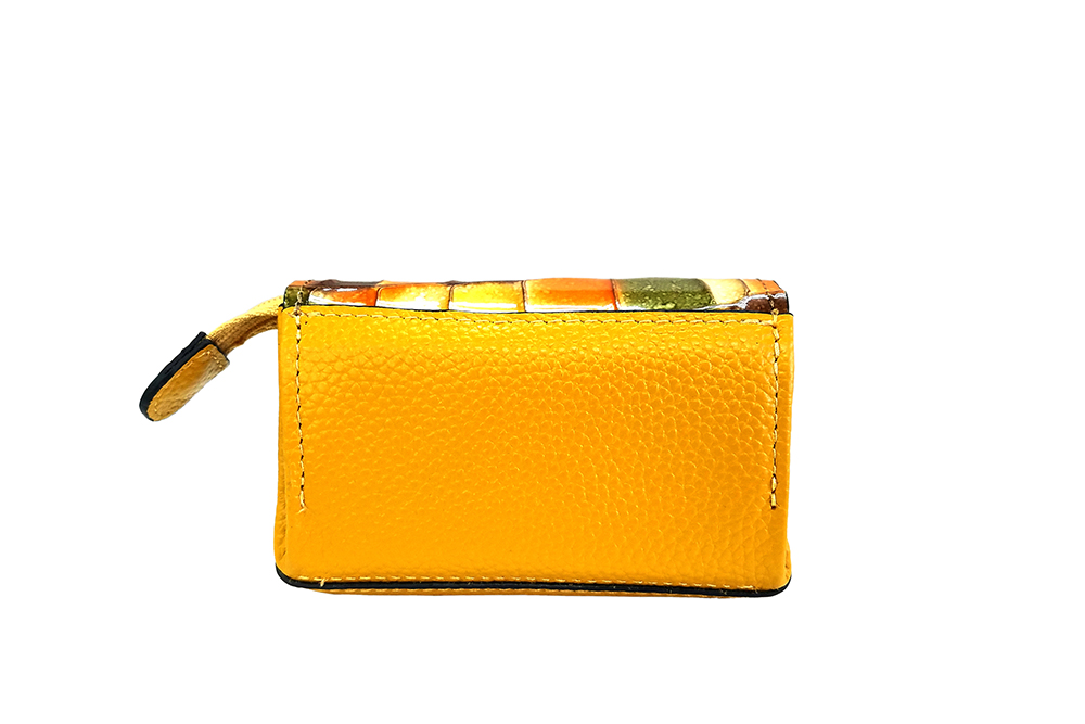 Mosaic Croco Flap Purse