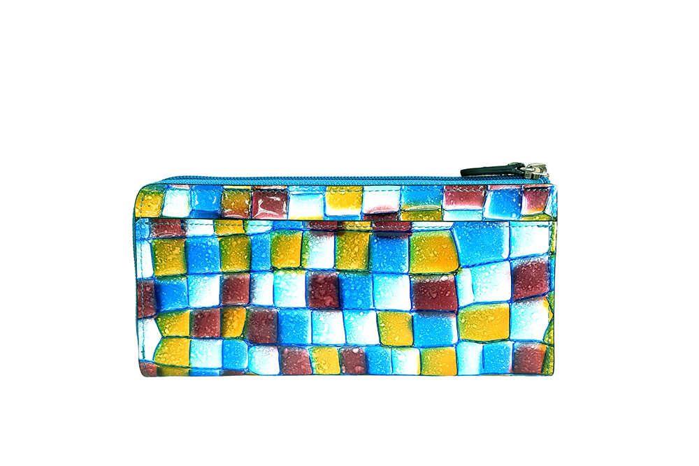 Mosaic Croco L Zip Wallet