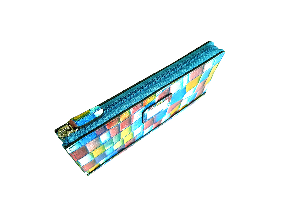 Mosaic Croco L Zip Wallet