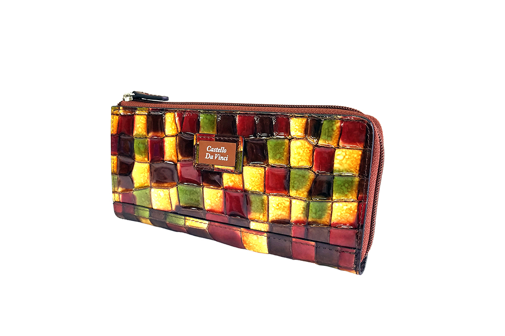 Mosaic Croco L Zip Wallet
