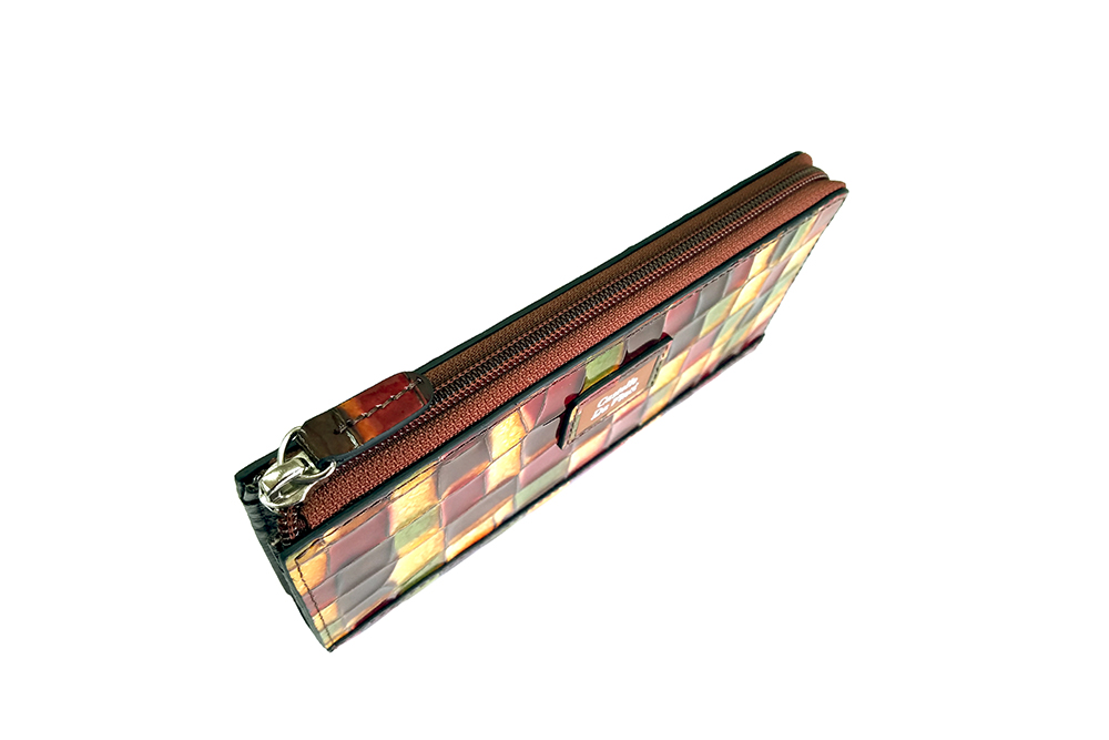 Mosaic Croco L Zip Wallet