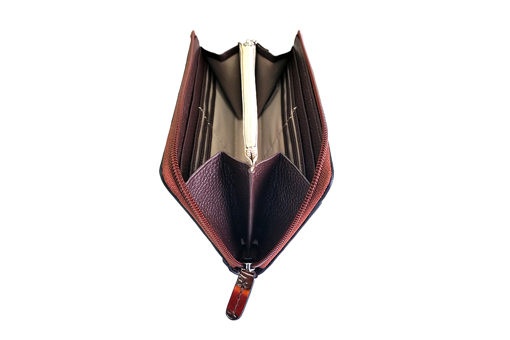 Mosaic Croco L Zip Wallet