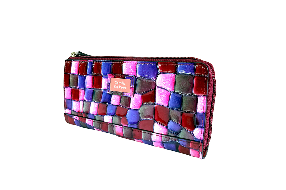 Mosaic Croco L Zip Wallet