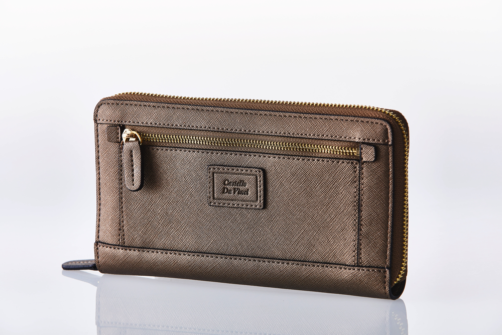 SAFFIANO Round Zip Wallet