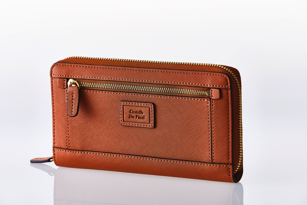 SAFFIANO Round Zip Wallet